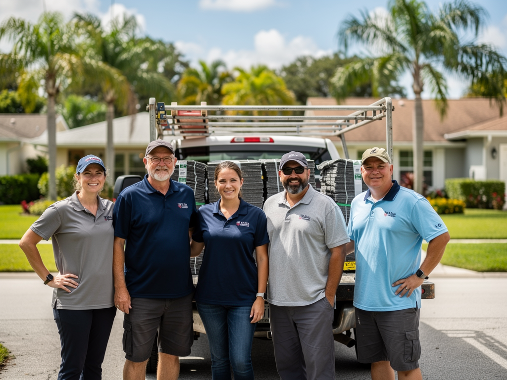 King Roofing Florida team