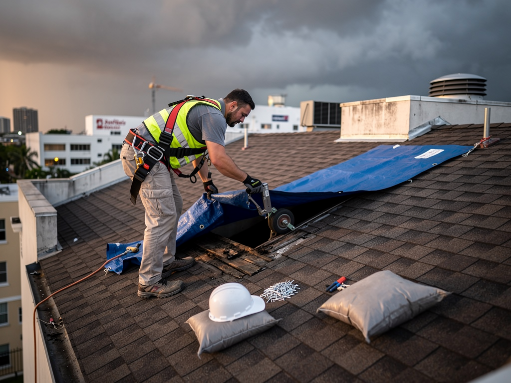 Emergency Roof Tarping
